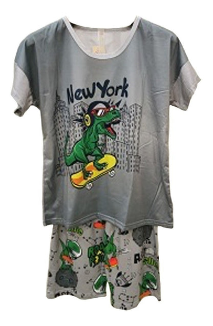 Pijama De Niño De Moda Diferentes Diseños Set  De 2 Piezas