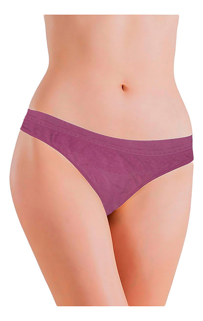 Tanga Dama Licra Paq 6 Piezas, 6 Diferentes Colores
