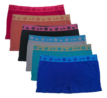 Cargar imagen en el visor de la galería, Boxer Licra Niña, Paquete 6 Piezas, 6 Diferentes Colores
