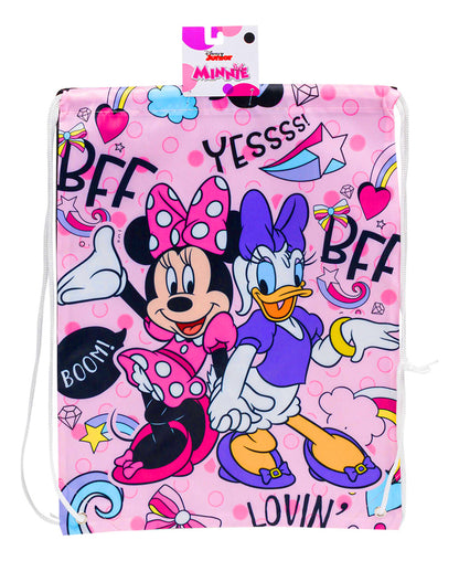Set De Mochila Infantil Con Morral Mickey & Minnie Mouse