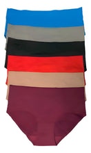 Cargar imagen en el visor de la galería, Pantaleta Sin Costuras (invisible) Pack 6 Pzas 3negro/3camel
