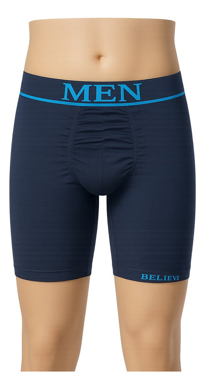 Boxer Largo Biker Microfibra Hombre, Paquete De 6 Pzas
