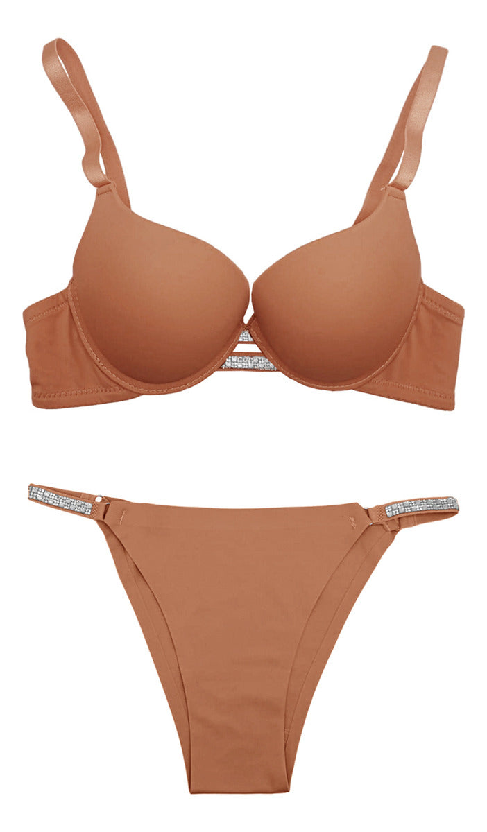 Coordinado 1 Set De Brasier Y Panty Sin Costuras, Invisibles