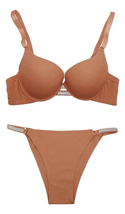 Coordinado 1 Set De Brasier Y Panty Sin Costuras, Invisibles