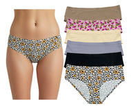 Pack 6 Pantaletas Invisibles Incluye 6 Colores Diferentes