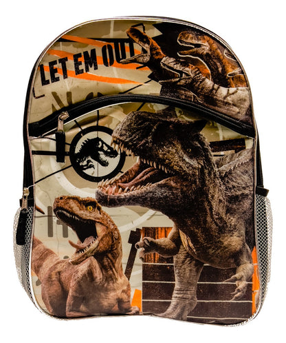 Mochila Escolar Jurassic World De 18 Pulgadas
