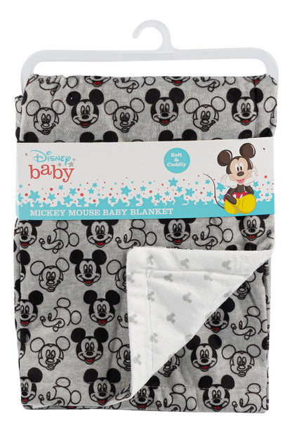 Cobija Polar Para Bebe De Mickey O Minnie Mouse