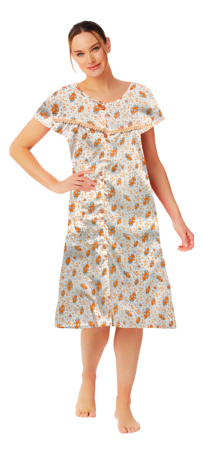 Camisón Bata Mujer Pijama Ropa Dormir Suave Y Comoda
