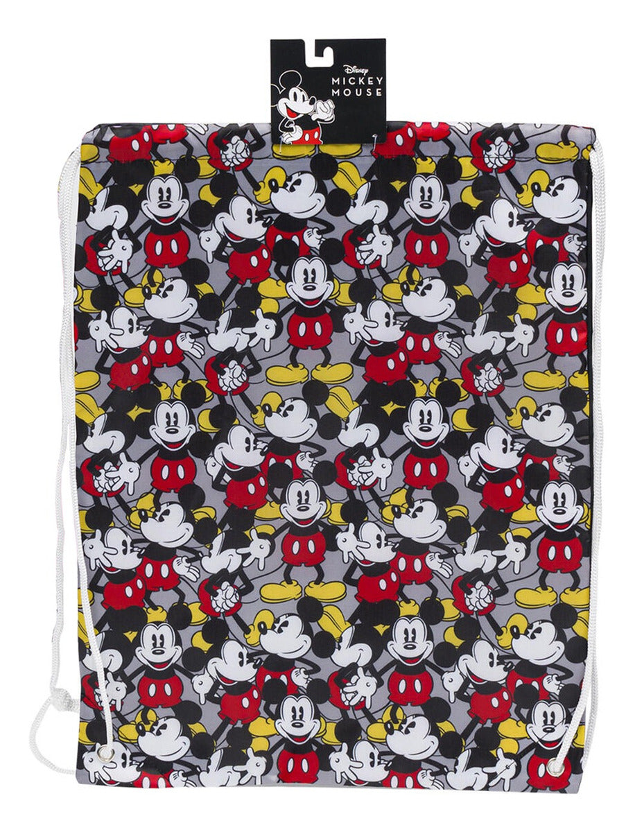 Set De Mochila Infantil Con Morral Mickey & Minnie Mouse
