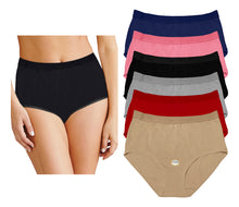 Cargar imagen en el visor de la galería, Pantaleta Completa De Algodón, Pack Con 6 Pantaletas
