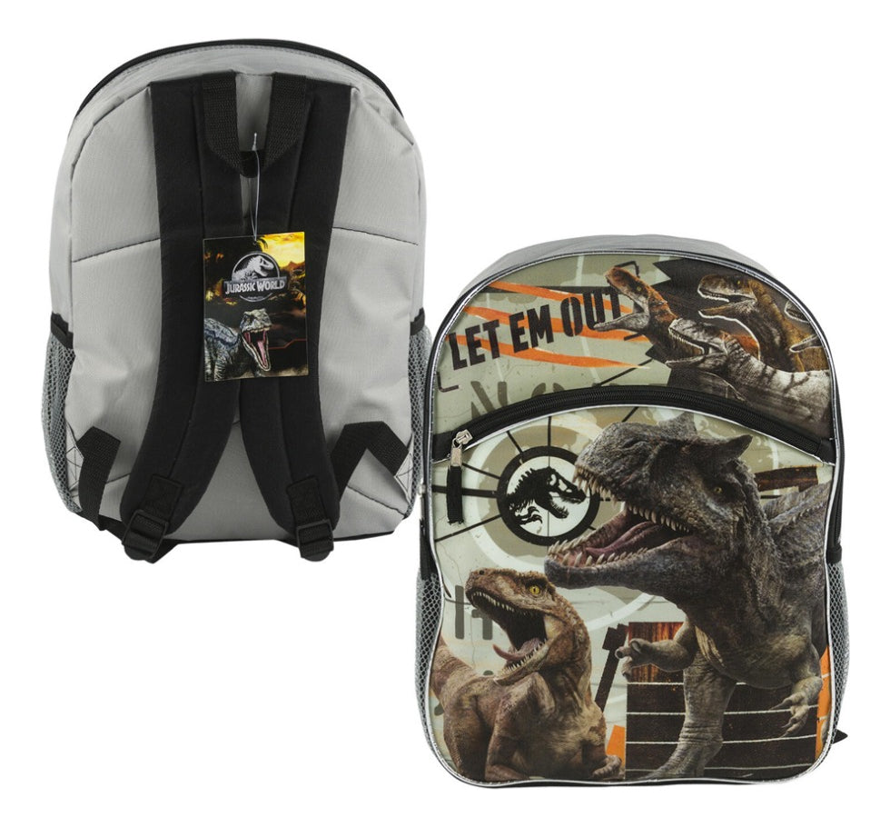 Mochila Escolar Jurassic World De 18 Pulgadas