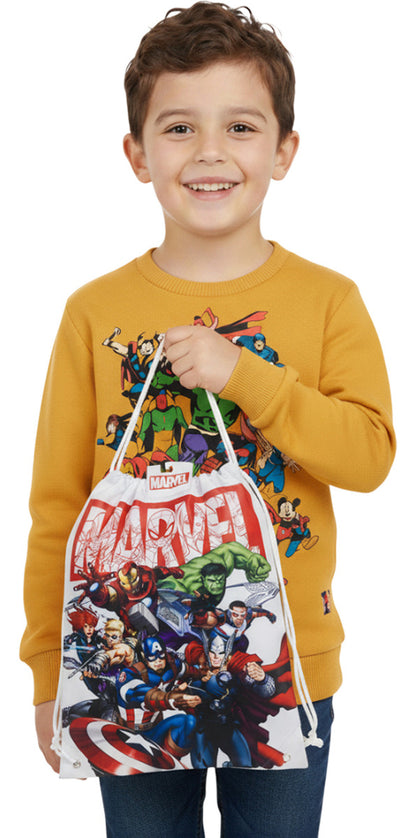Set De Sudadera Y Mochila Tipo Morral De Avengers