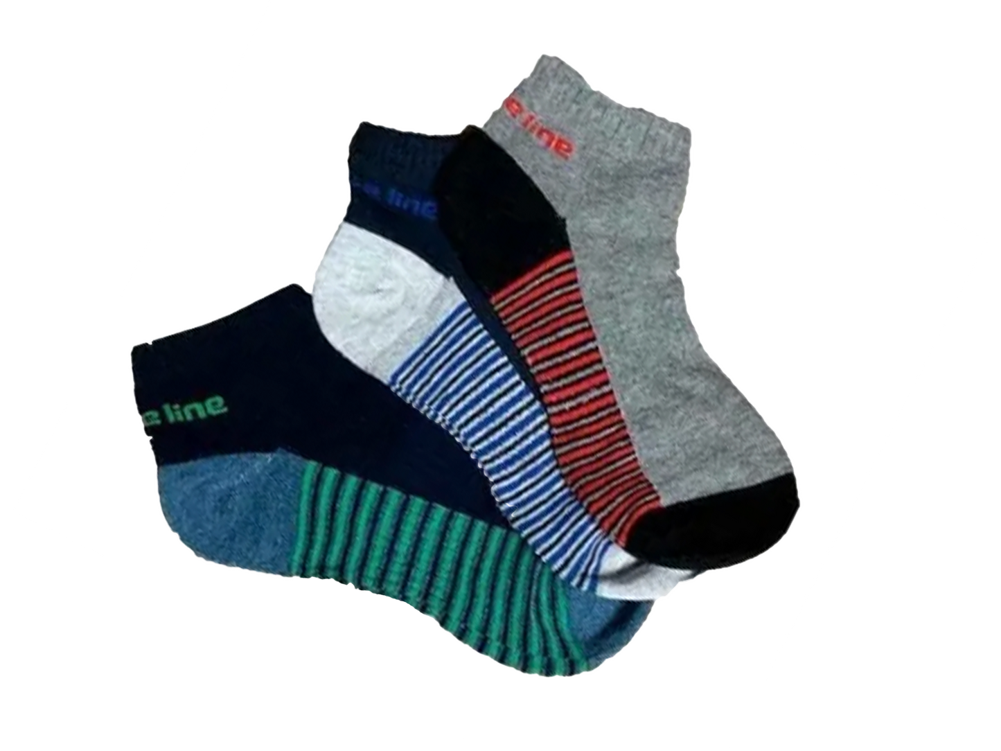 Paquete con 12 pares de Tin Deportivo De Algodón Unisex