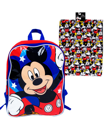 Set De Mochila Infantil Con Morral Mickey & Minnie Mouse