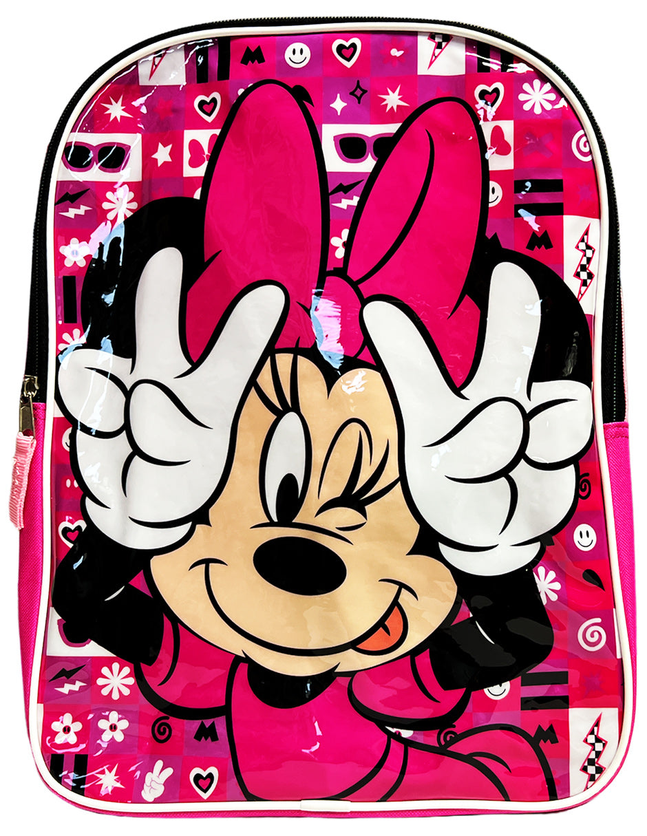 Set De Mochila Infantil Con Morral Mickey Minnie Mouse