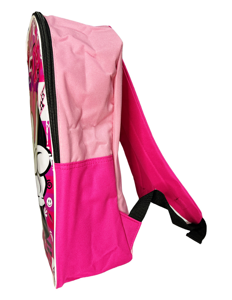 Set De Mochila Infantil Con Morral Mickey Minnie Mouse