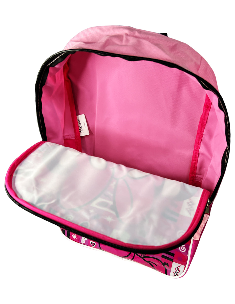 Set De Mochila Infantil Con Morral Mickey Minnie Mouse