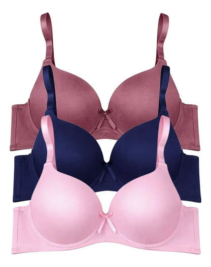 Pack 3 Brasier Push Up o Doble Push Aumenta Hasta 2 Tallas