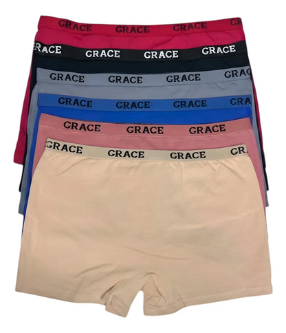 Paquete Con 6 Pantaletas Completa De Algodón