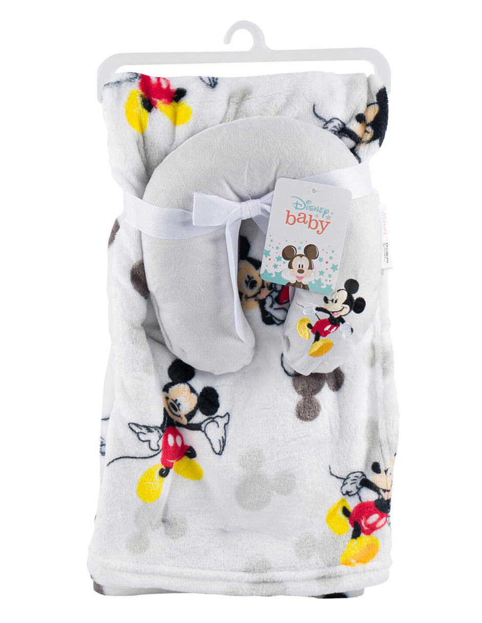 Set Cobija Y Almohada De Viaje Infantil Disney