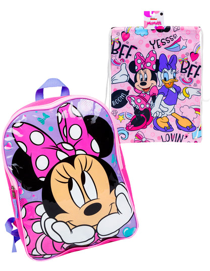 Set De Mochila Infantil Con Morral Mickey & Minnie Mouse
