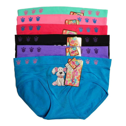 Pantaleta Licra Niña, Paquete 6 Piezas, 6 Diferentes Colore