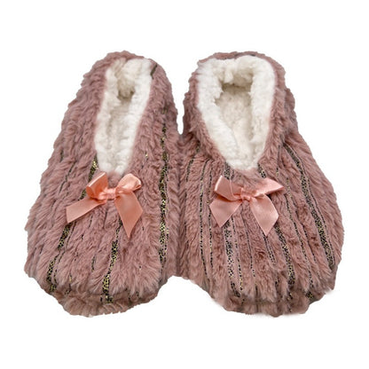 Pantufla Con Suela Antiderrapante Y Borrega