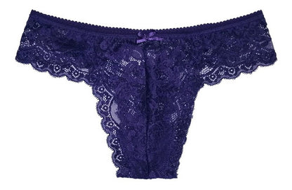 Panty Sexy De Encaje Pack De 6 Pzas Con 6 Colores Diferen