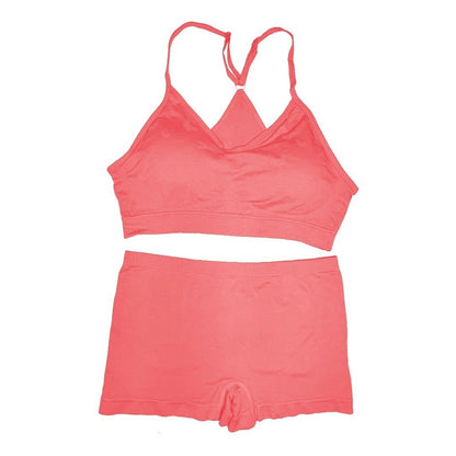 Coordinado Boxer Y Top Dama Pack 6 Pzas, 6 Colores Diferente