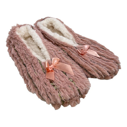 Pantufla Con Suela Antiderrapante Y Borrega