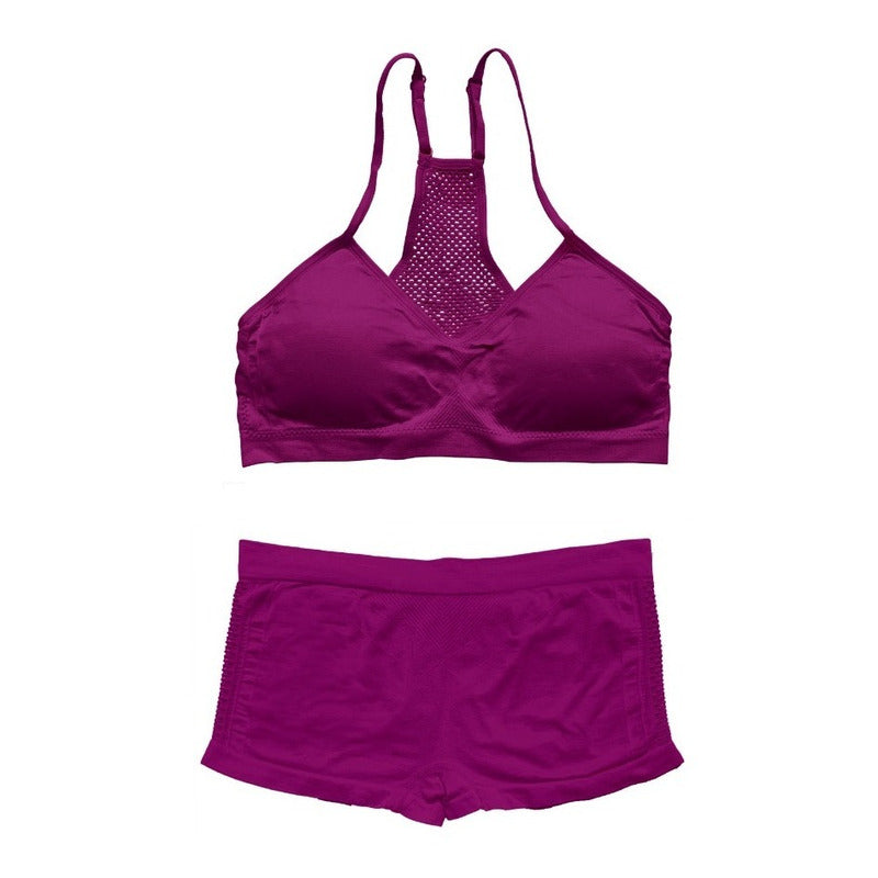 Coordinado Boxer Y Top Dama Pack 6 Pzas, 6 Colores Diferente