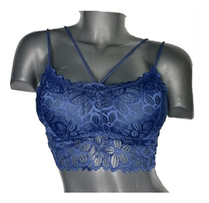 Sexy Bralette Encaje Pack Con 6 Piezas En 6 Diferentes Color