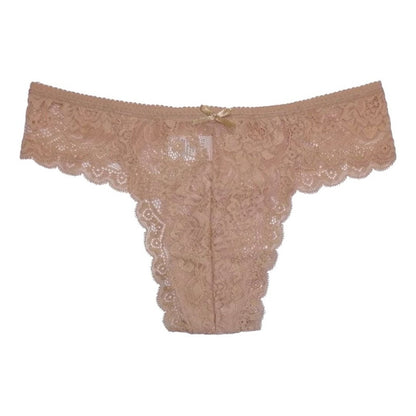 Tanga Sexy Encaje Mujer Pack De 6 Pzas, 6 Colores Diferentes