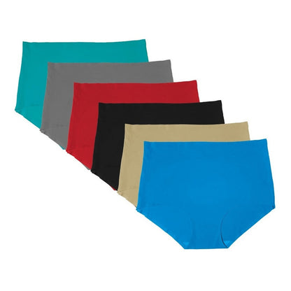 Pantaleta Sin Costuras (invisible) Pack 6 Pzas Difer Colores