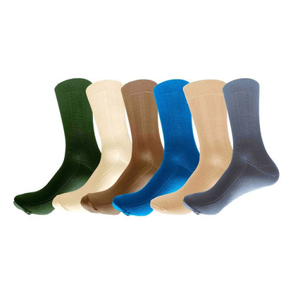 Paquete con 12 Pares de Calcetínes para Caballero de Nylon 3 Diseños Diferentes