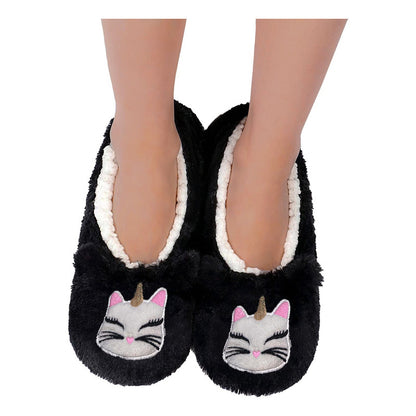 Pantufla Con Suela Antiderrapante Y Borrega