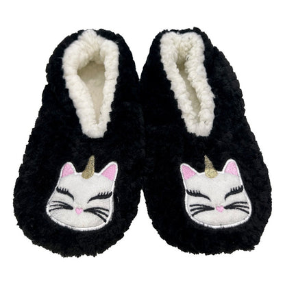Pantufla Con Suela Antiderrapante Y Borrega
