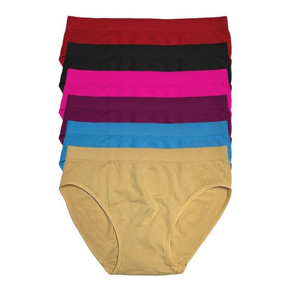 Pantaleta Completa Mujer Pack Con 6 Piezas