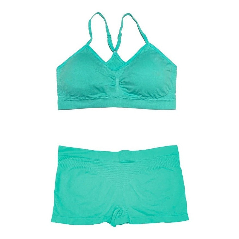 Coordinado Boxer Y Top Dama Pack 6 Pzas, 6 Colores Diferente