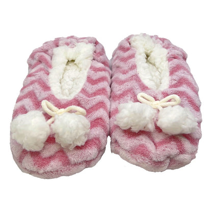 Pantufla Con Suela Antiderrapante Y Borrega