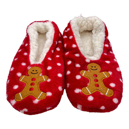 Pantufla Con Suela Antiderrapante Y Borrega