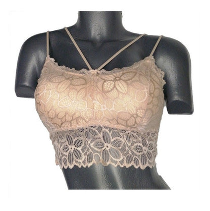 Sexy Bralette Encaje Pack Con 6 Piezas En 6 Diferentes Color