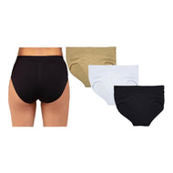 Pantaleta Mujer, Pack De 3, Una Negra, 1 Nude 1 Blanca Licra