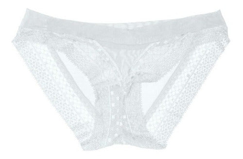 Panty Sexy De Encaje Pack De 6 Pzas Con 6 Colores Diferen