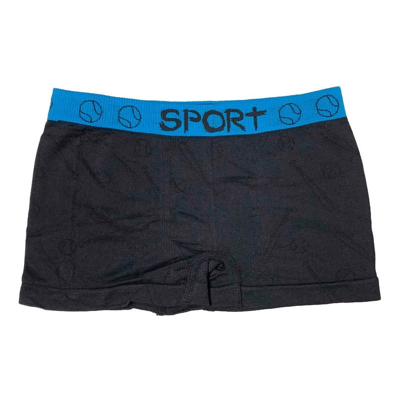 Boxer Niño Licra, Pack 6 Piezas En 6 Diferentes Colores
