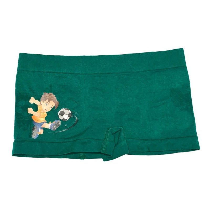 Boxer Niño Licra, Pack 6 Piezas En 6 Diferentes Colores