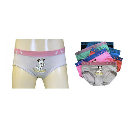 Pantaleta Licra Niña, Paquete 6 Piezas, 6 Diferentes Colore