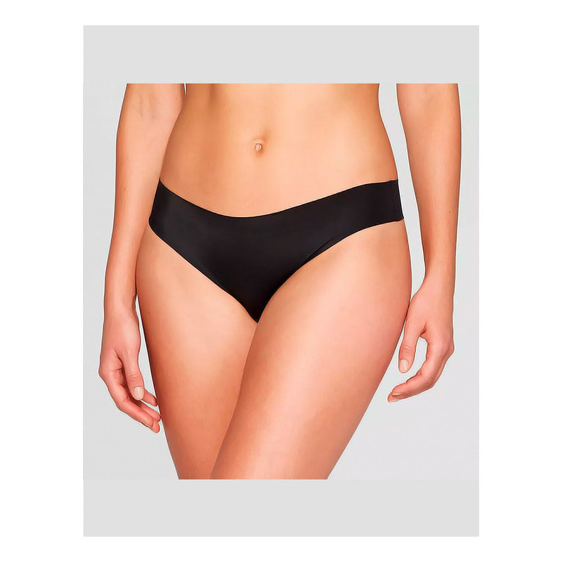 Tanga Sin Costuras (invisible) Pack 3 Pzas Nude Negra Blanca