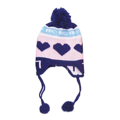 Gorro Pompón Y Borrega Para Niño Y Niña Talla 4 A 8 Años