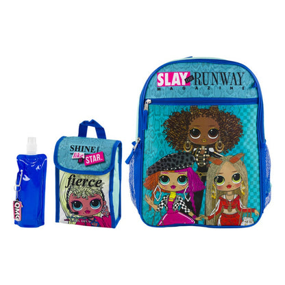 Set Mochila Lonchera Llavero Vaso Clip De Tu Personaje Favor